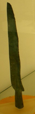 Couteau à douille. Bronze Ancien. Toul.