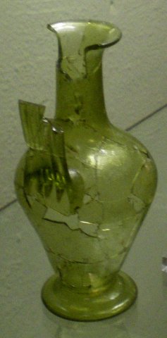 Cruche en verre.