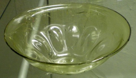 Coupe en verre.