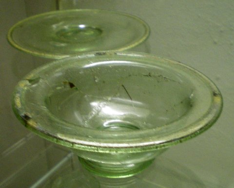 Coupe en verre.