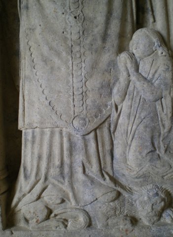 Monument funéraire de st Mansuy. Début XVIe s.