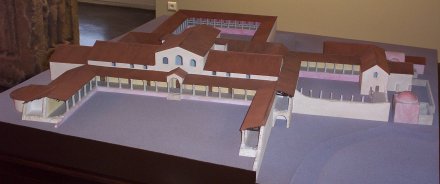 Maquette de la villa St Ulrich à Dolving.