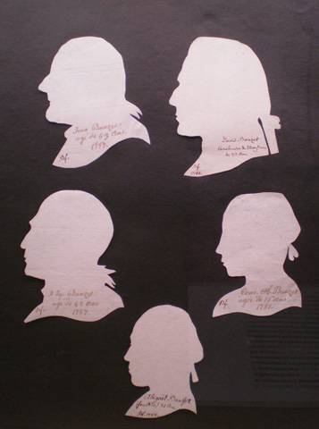 Silhouettes. Musée Oberlin de Waldersbach.