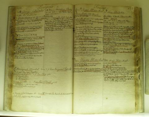 Le "Livre des Bourgeois". Musée Oberlin de Waldersbach.