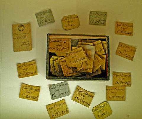 La caisse d'emprunt d'Oberlin. Musée Oberlin de Waldersbach.
