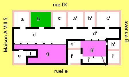Maisons A VIII 7 et 9.