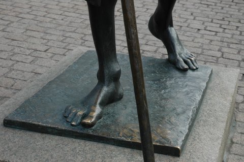 La statue de Spire. Détail.