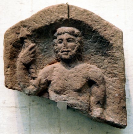 Stèle de Jupiter. Grès. Daint-Quirin, Deux-Croix.