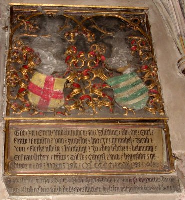 Epitaphe de Véronique d'Andlau.