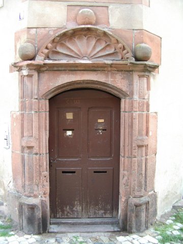 Porte de la maison des Fleckenstein.