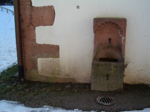 La fontaine St Jacques à Allerheiligen.