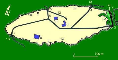 Plan du Camp de La Bure