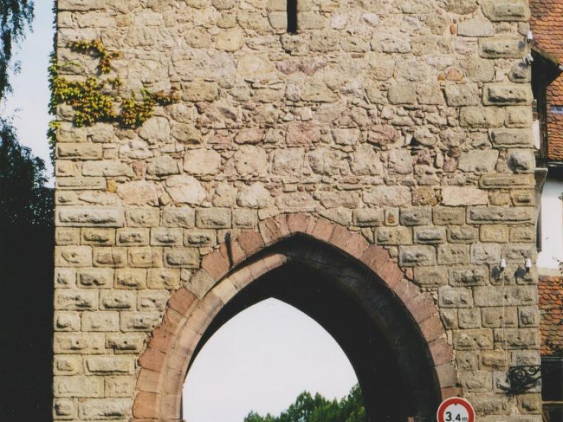 La porte de l'Untertor (côté ville). Photo Marc Heilig