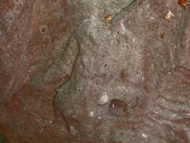 Figure à droite du rocher.