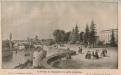 La terrasse de l'Esplanade et le Jardin Bouflers vers 1850. D'après la lithographie de Deroy. La Revue Lorraine Illustrée. 