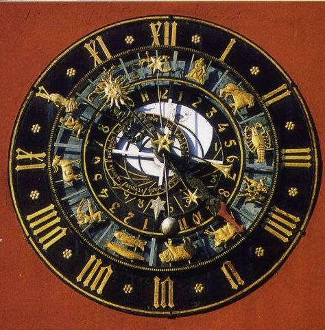 Horloge astronomique du Musée Alsacien.