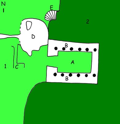 Plan du mithraeum