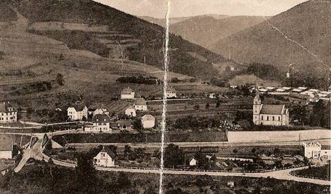Vue de La Broque à l'époque.