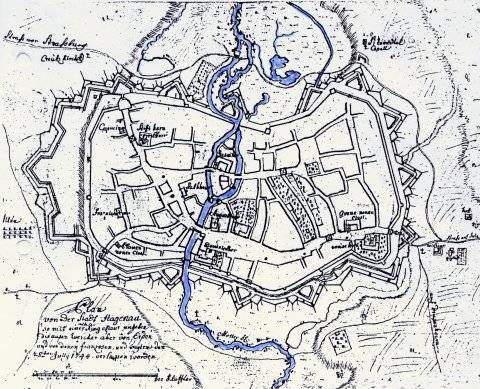 Plan anonyme de 1744.