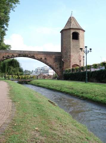 Le pont des Pêcheurs à Haguenau.
