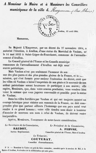 Lettre de demande de subvention